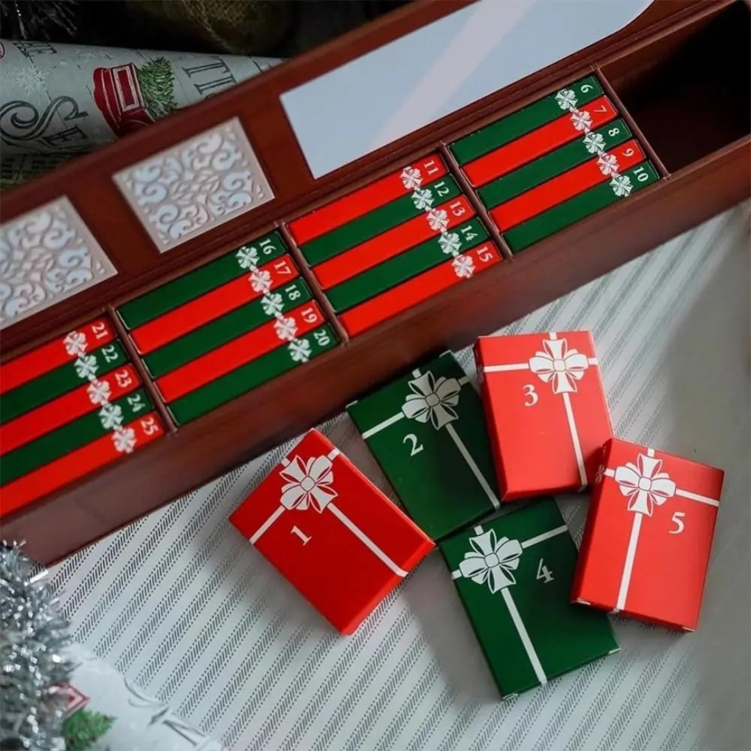 Mini Buch Ornament Adventskalender