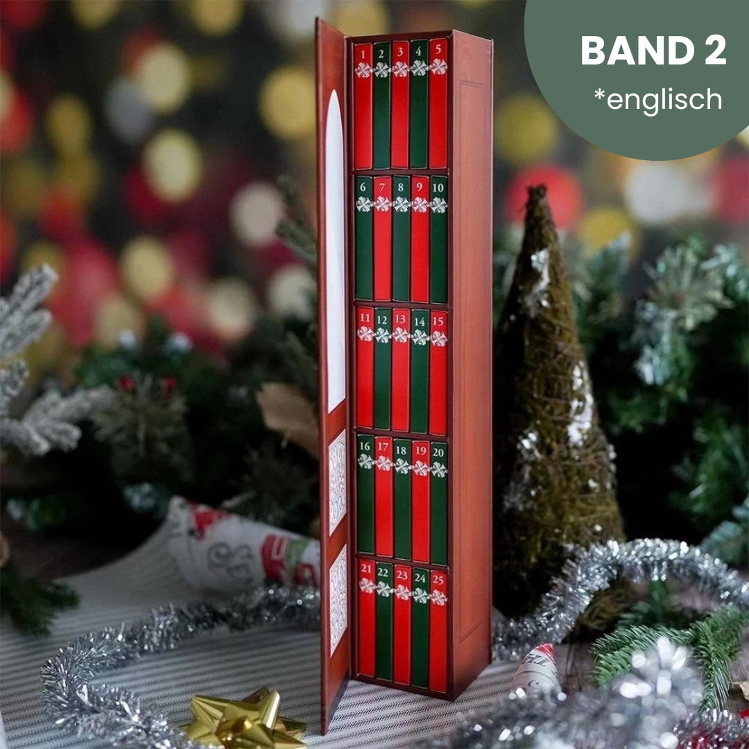 Mini Buch Ornament Adventskalender