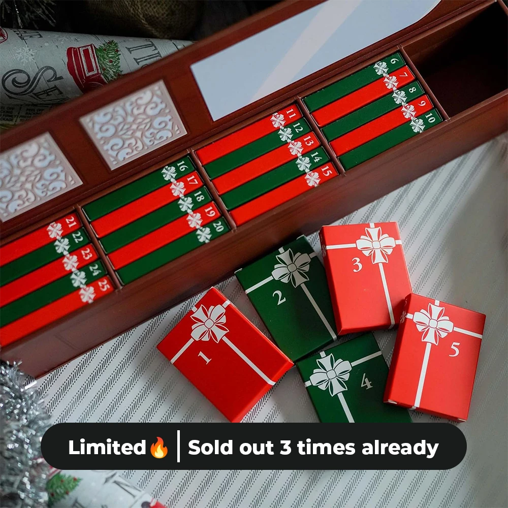 Mini Book Ornament Advent Calendar