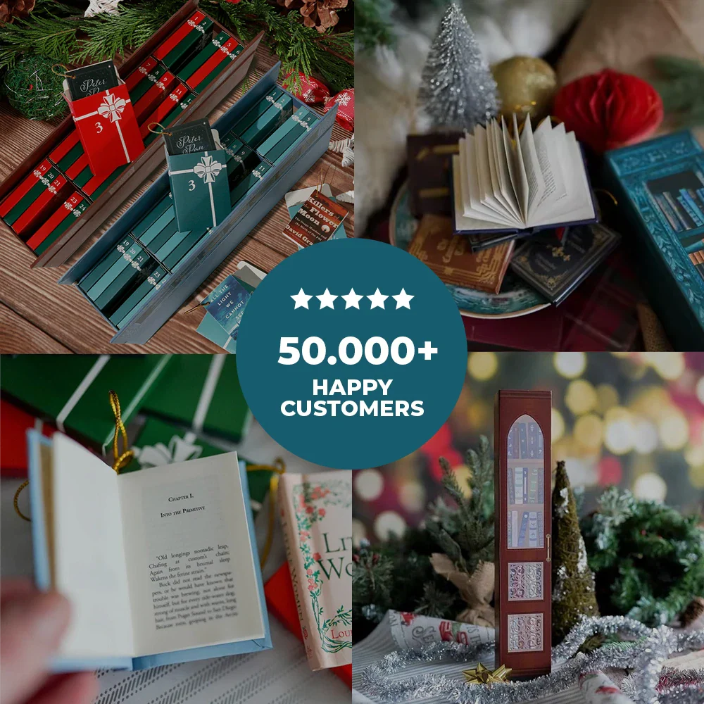 Mini Book Ornament Advent Calendar