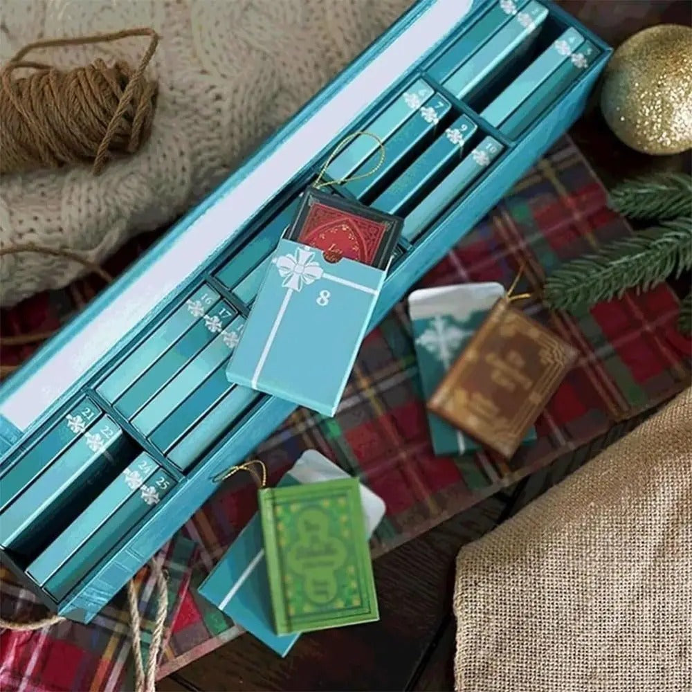 Mini Buch Ornament Adventskalender
