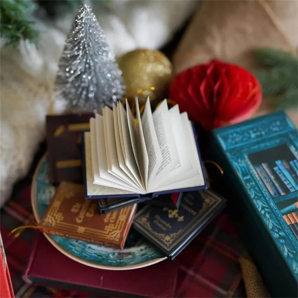 Mini Buch Ornament Adventskalender